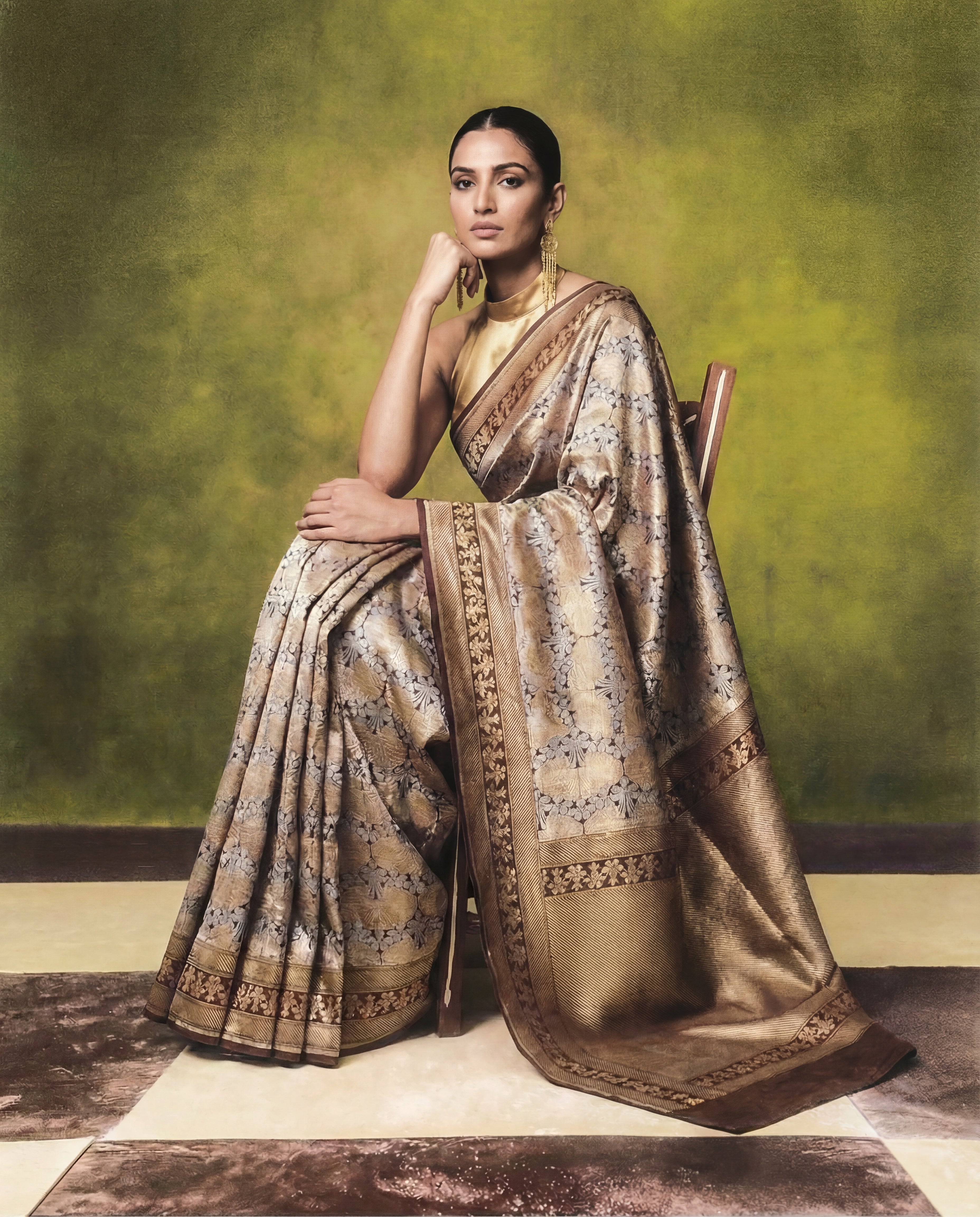 Artisanal Banarasi Brocade Saree