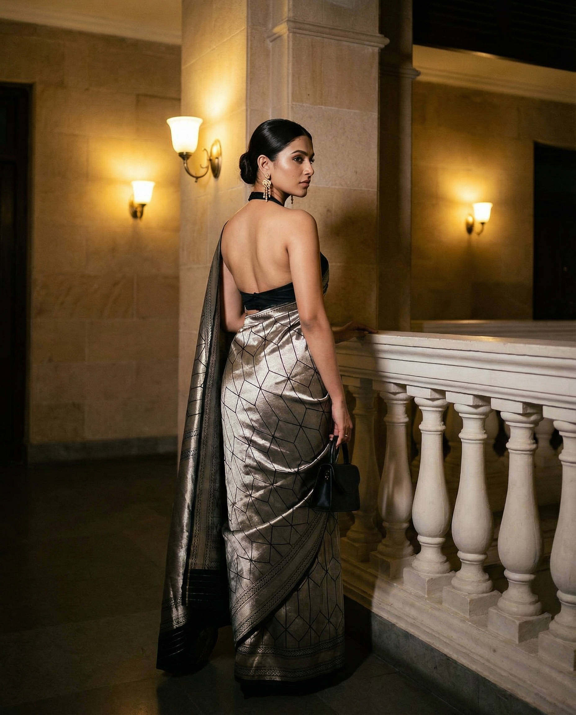 Geometric Artisanal Banarasi Brocade