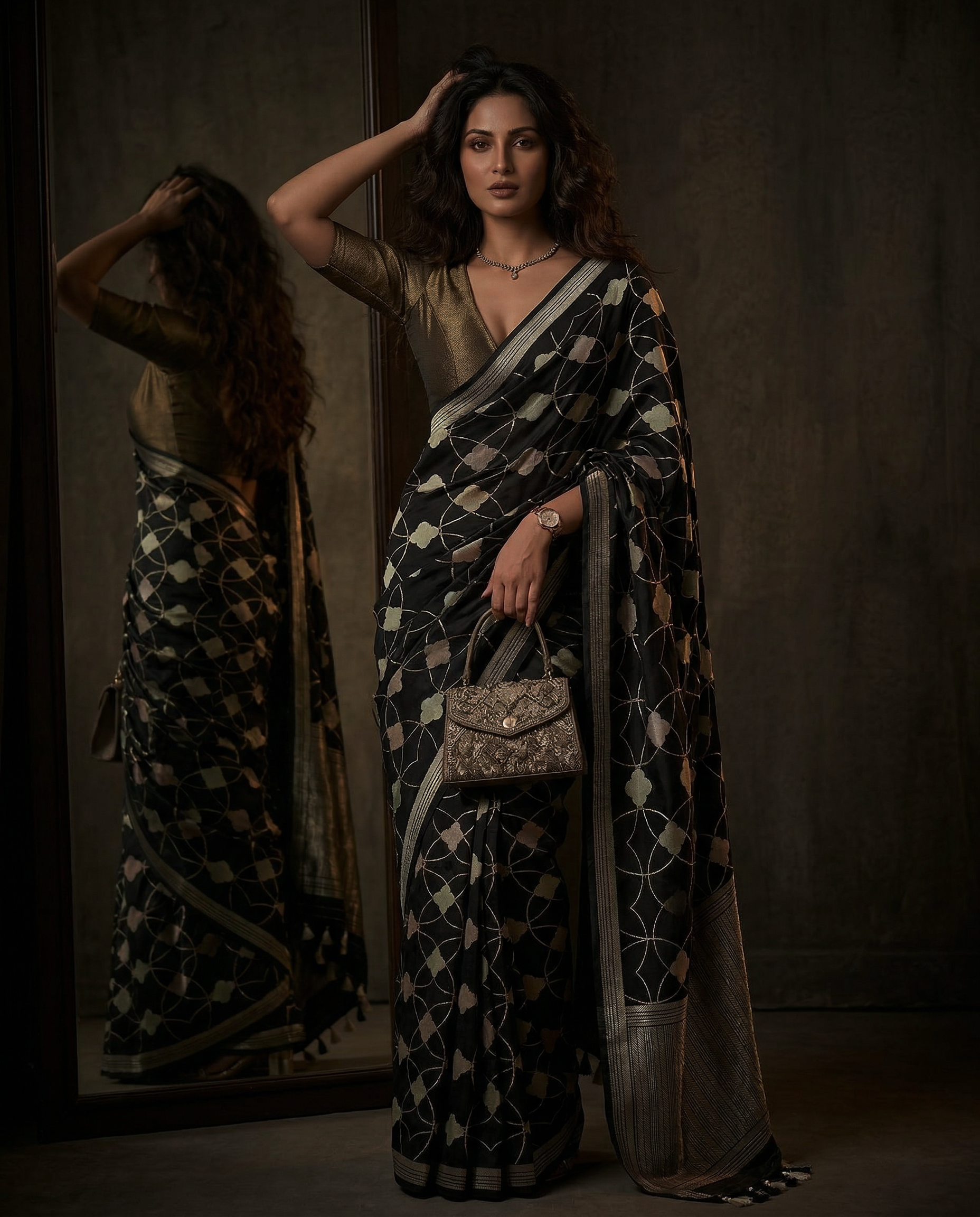 Floral Meenakaari Jaal