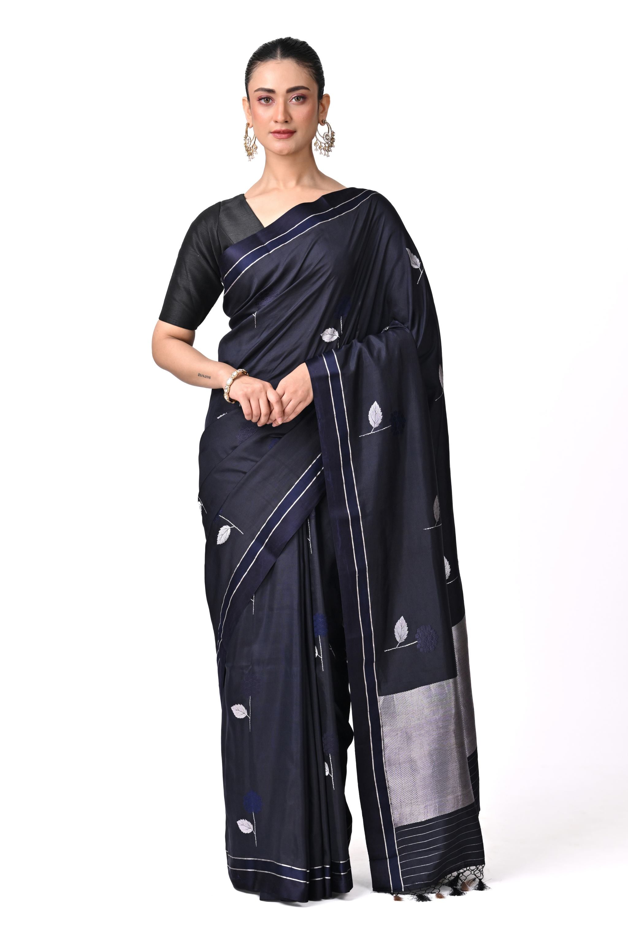 Black & Silver Botanical Design