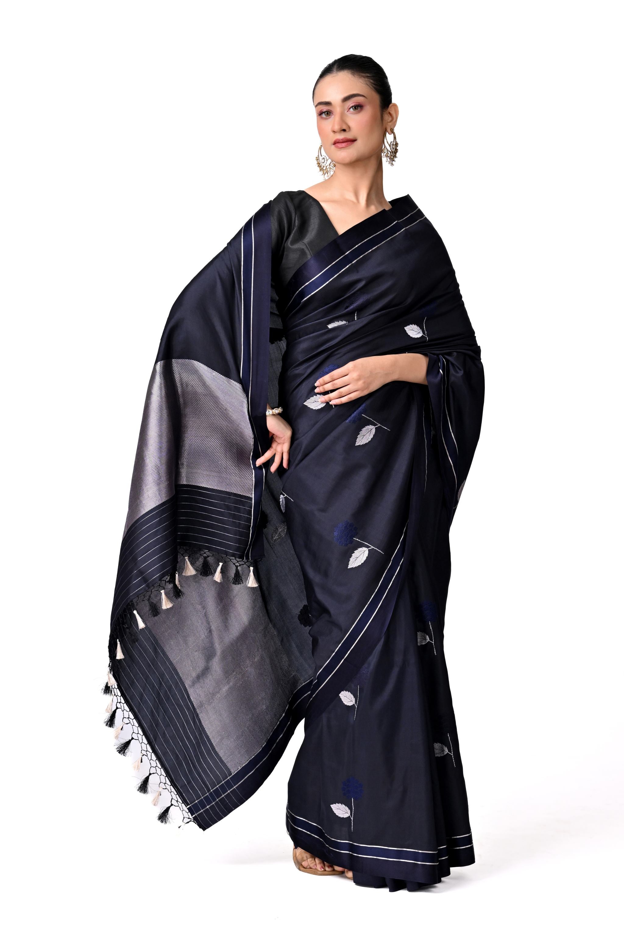 Black & Silver Botanical Design