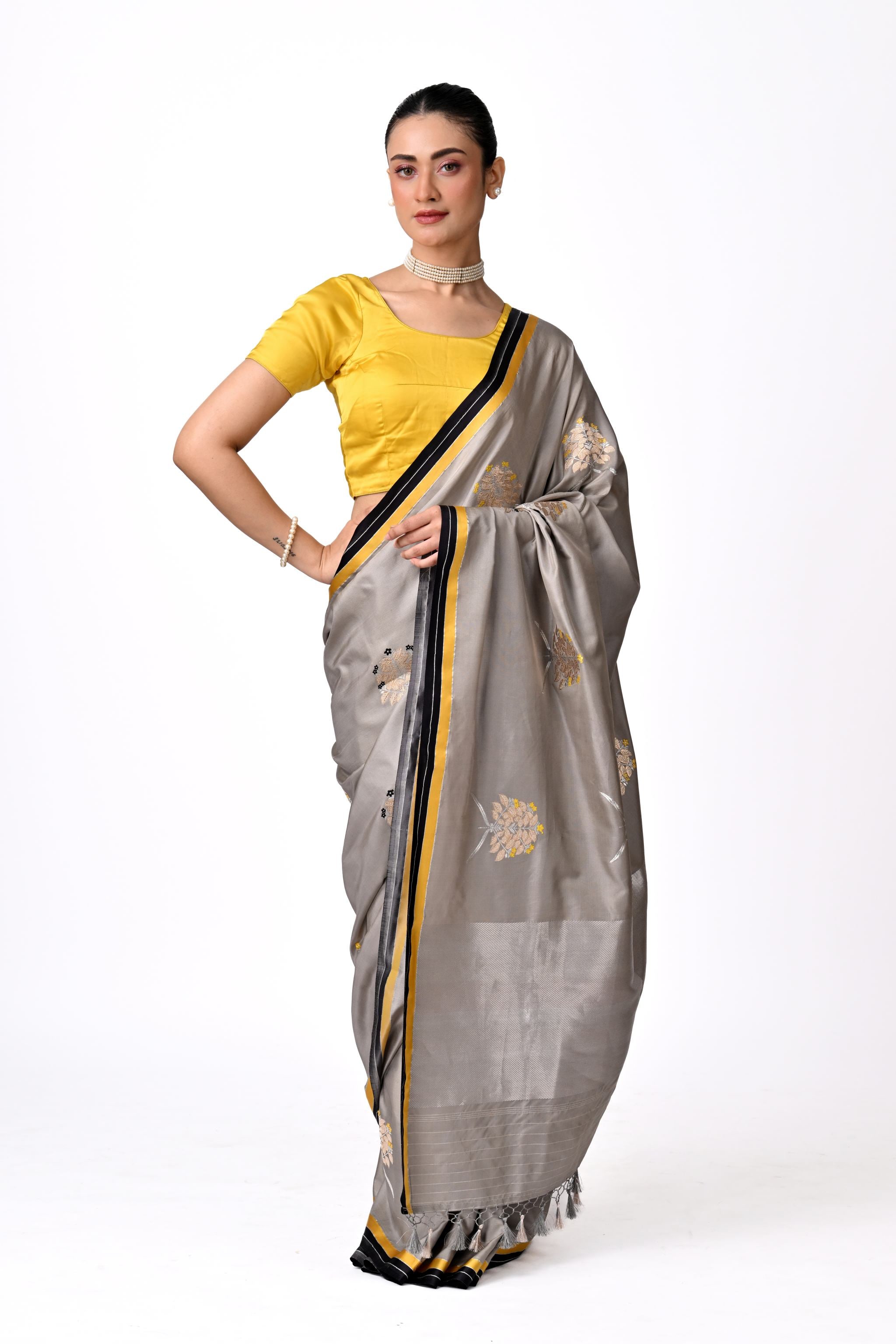 Steel Grey Pure Katan Botanical Buta