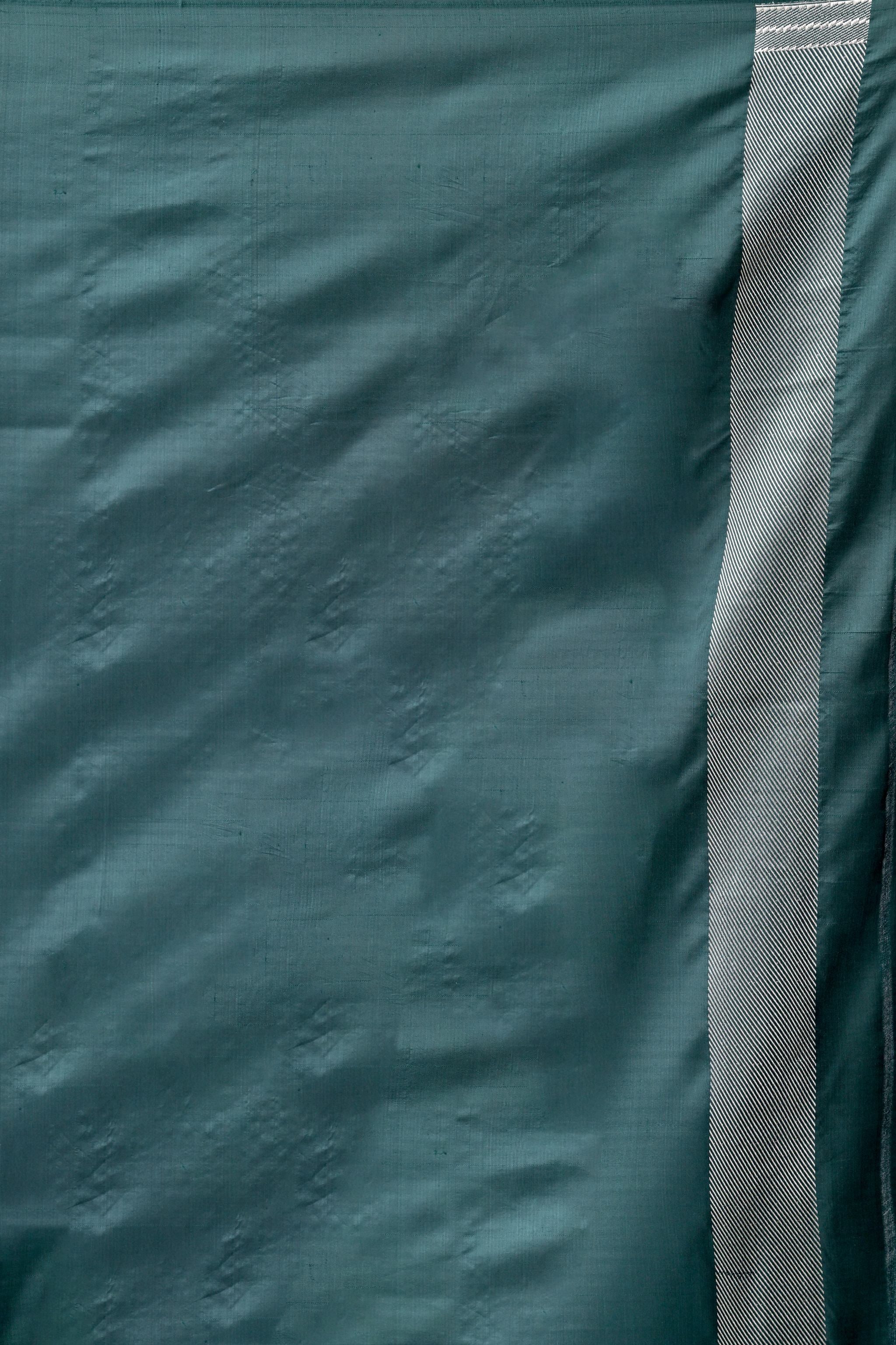 Green Benaras Brocade Silk Saree