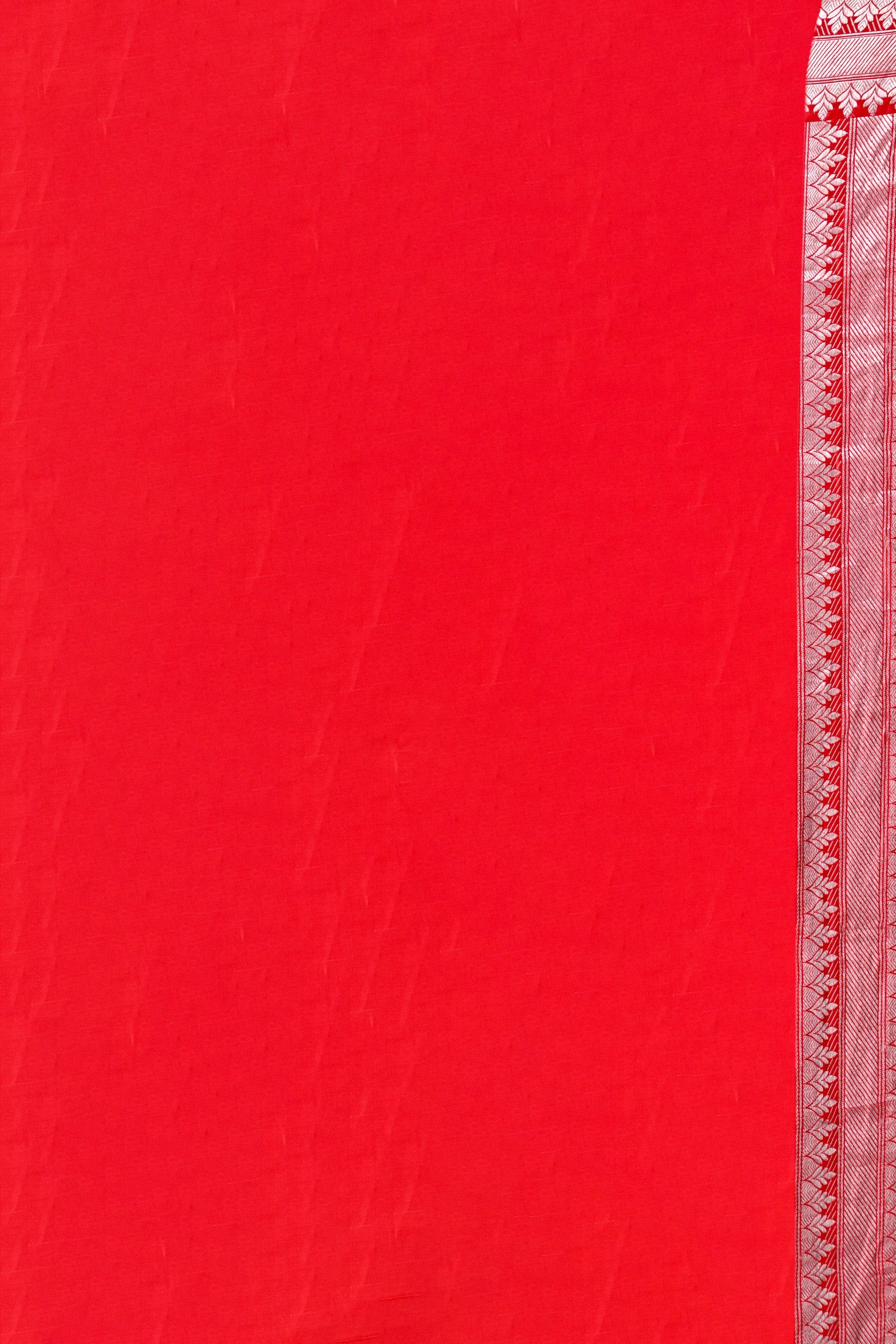 Red Handcrafted Banaras Silk