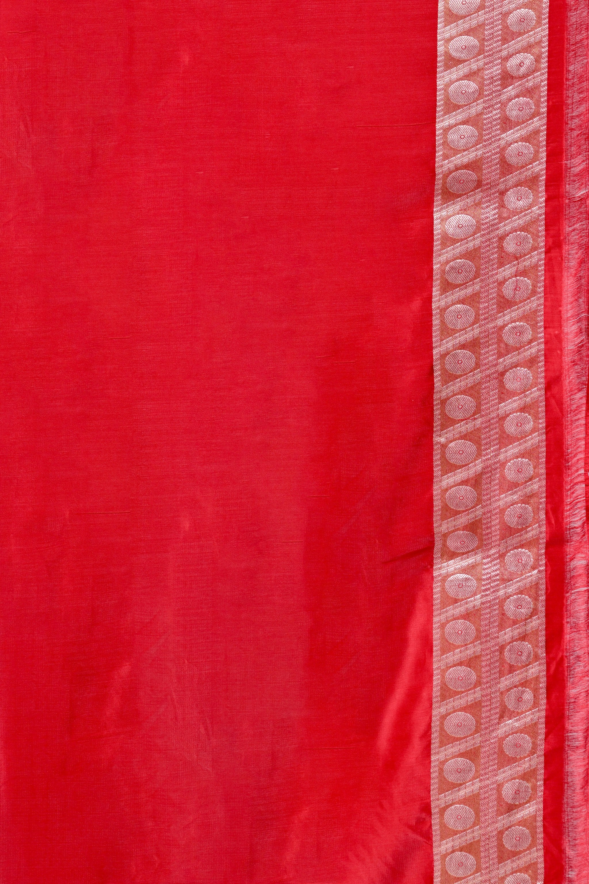 Crimson Gajji Silk Saree with Woven Buta