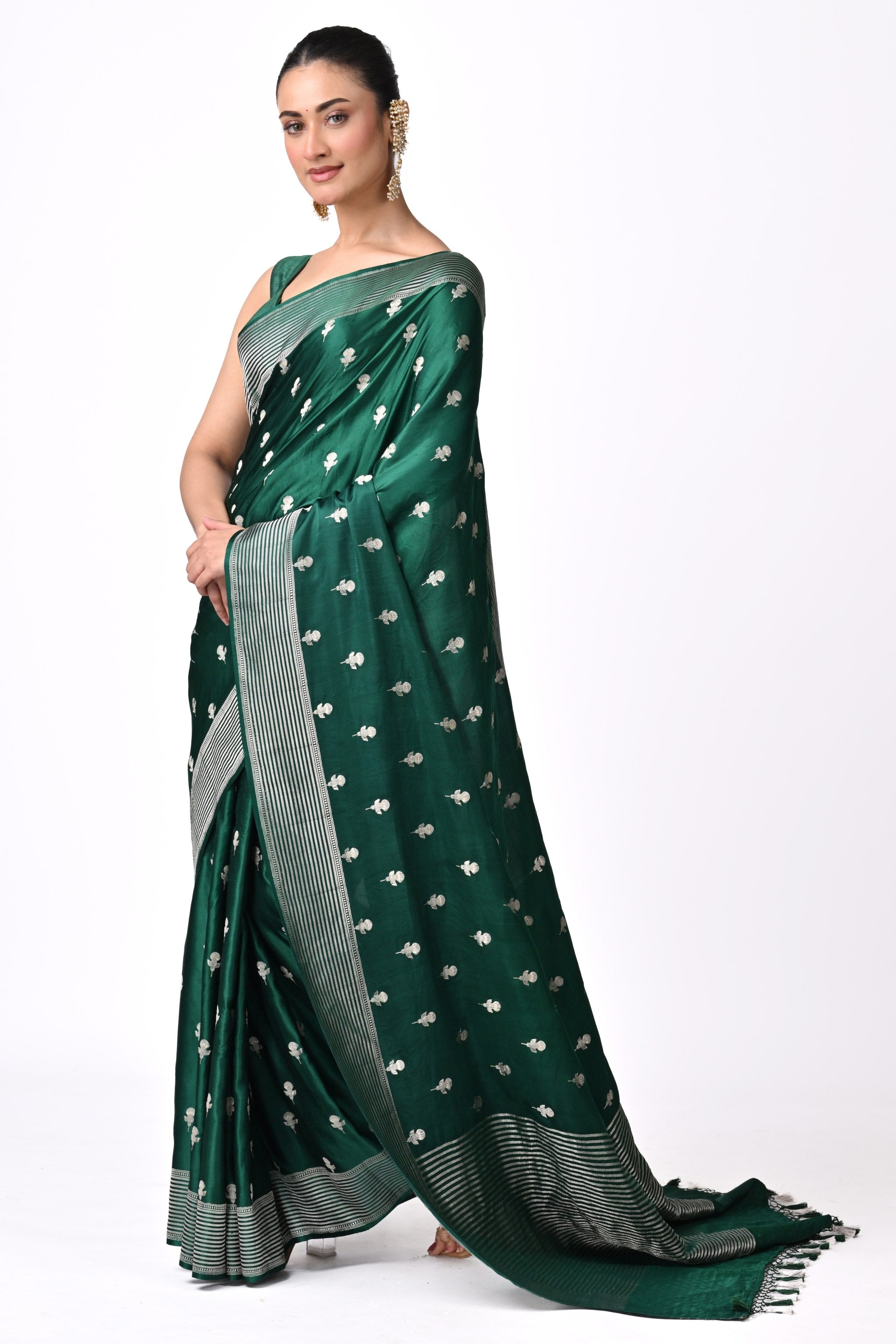 Handcrafted Elegance Atelier Gajji Silk Saree