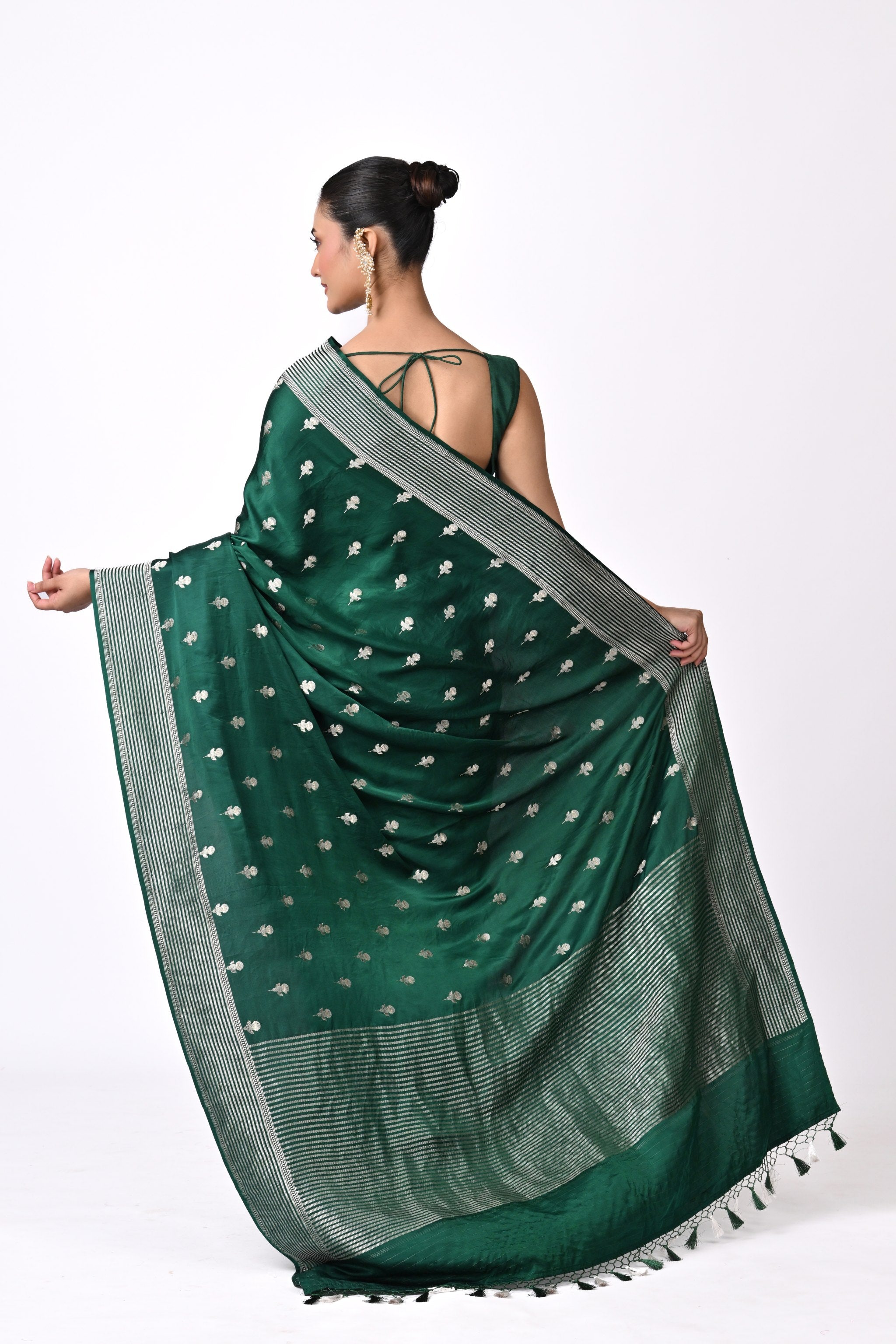 Handcrafted Elegance Atelier Gajji Silk Saree