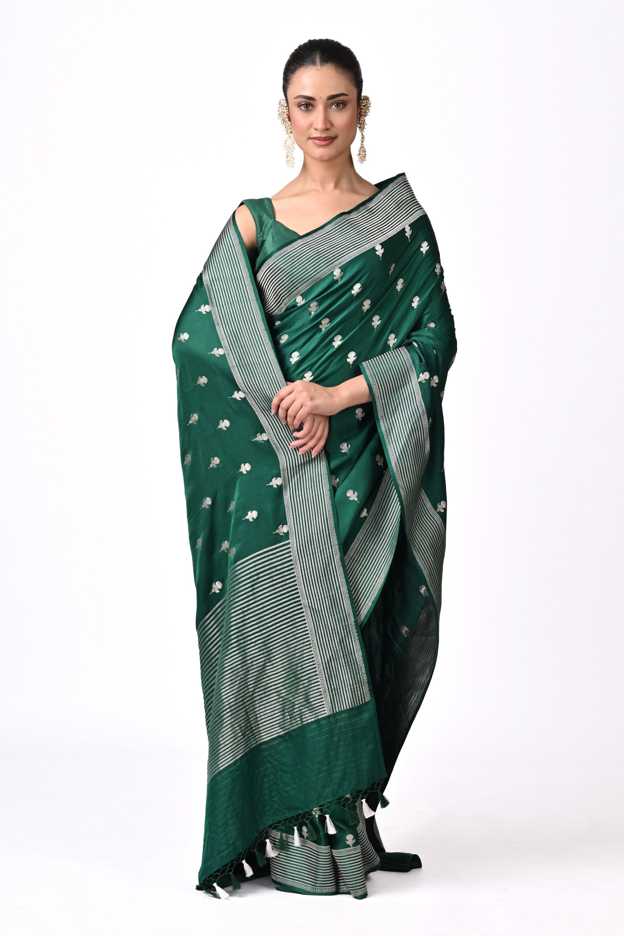 Handcrafted Elegance Atelier Gajji Silk Saree